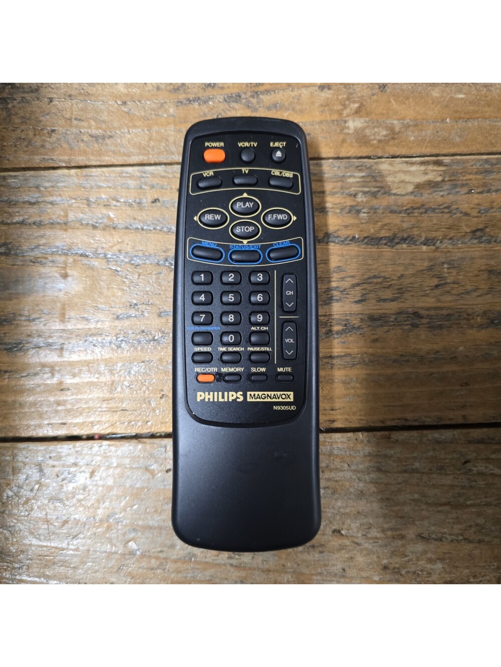 Philips Magnavox N9305UD VCR Remote Control for VCA431, VCA631AT and VRA431A